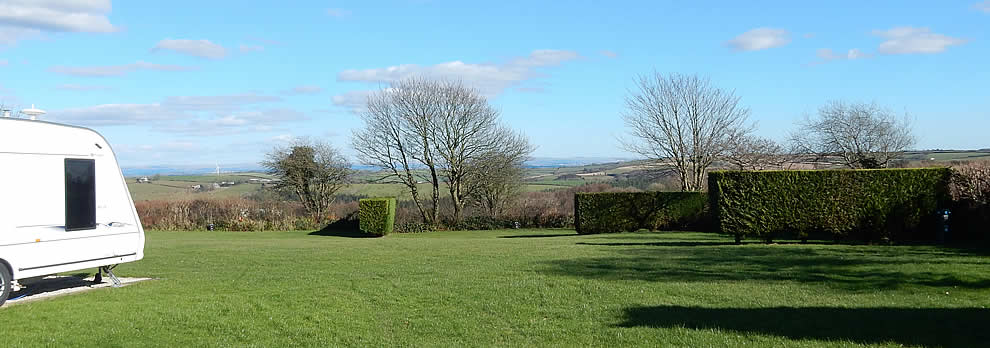 Caravan Park and Campsite facilities at Looe Country Park, Looe